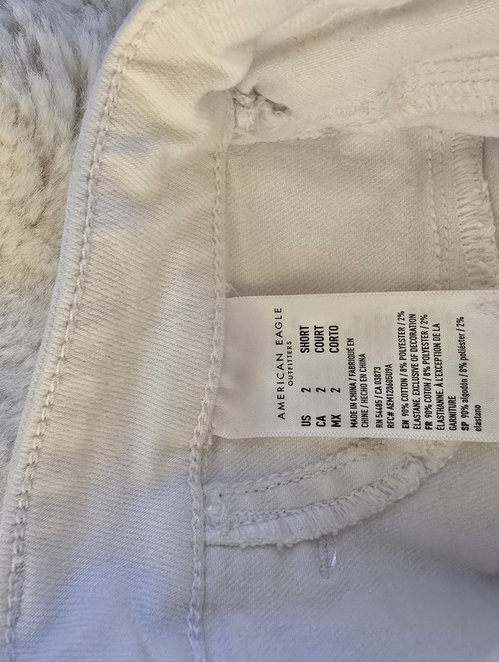 American Eagle Outfitters White High-Rise Jeggings - Picture 10 of 10